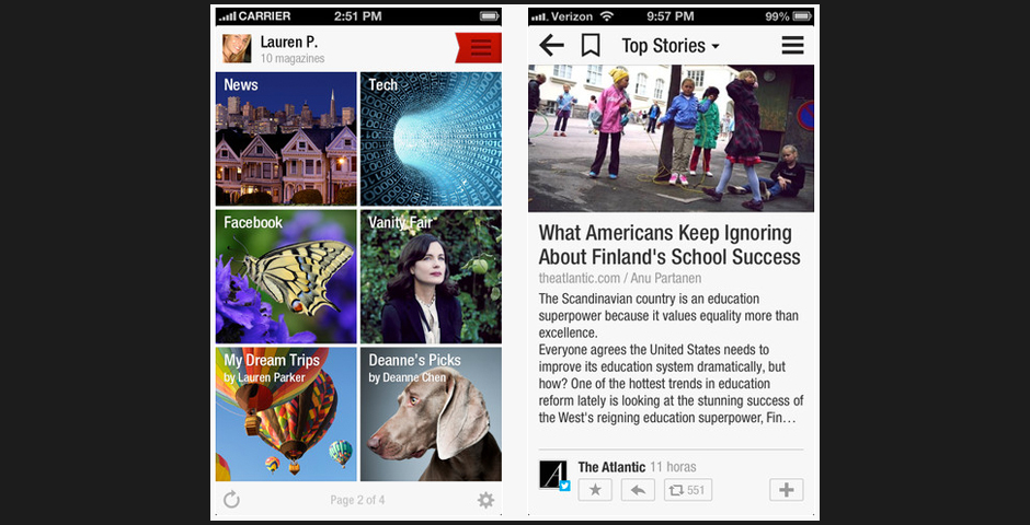 People's Voice / Webby Award Winner - Flipboard