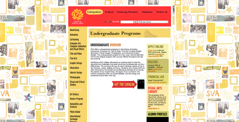 - School of Visual Arts Website