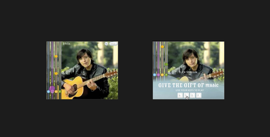 Nominee - Valentines Day Guitar Banner