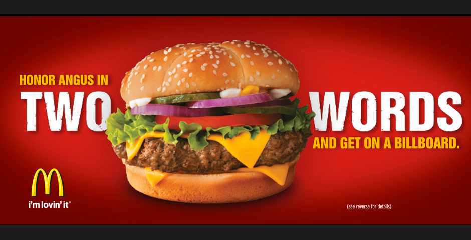 People's Voice - McDonald’s – Honor Angus