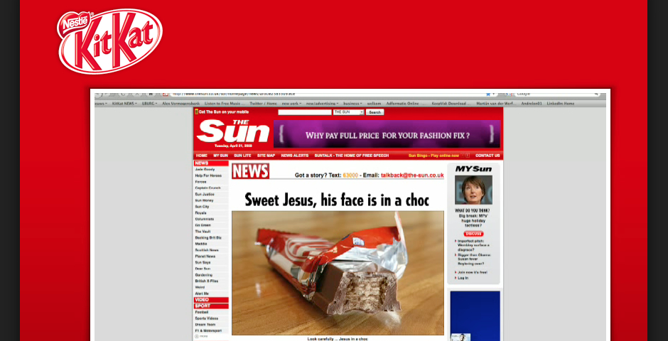 People's Voice / Webby Award Winner - Kit Kat Jesus
