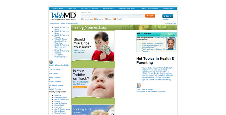 Nominee - WebMD Parenting Channel