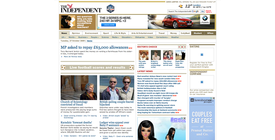 Nominee - The Independent