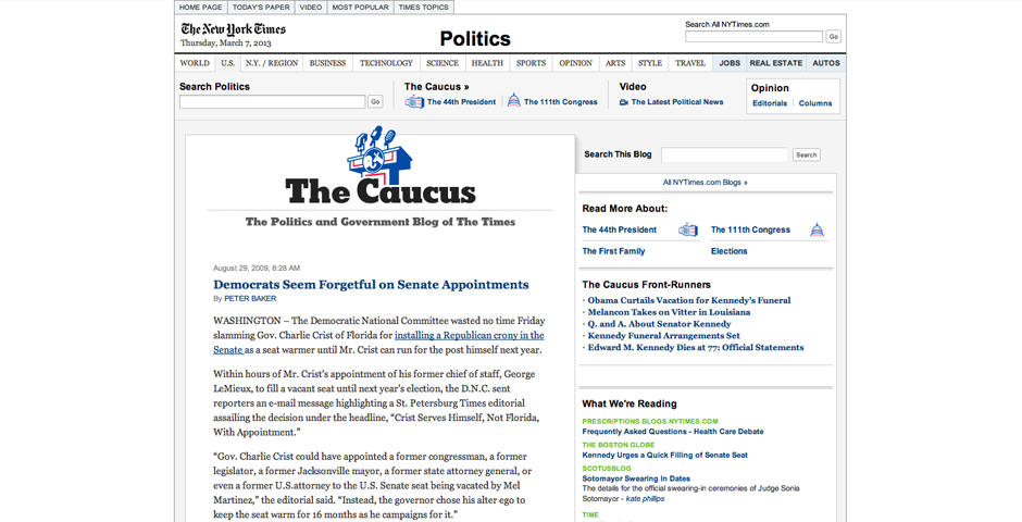 Nominee - NYTimes.com/TheCaucus