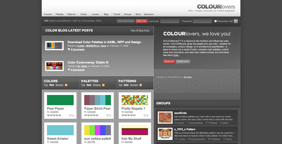 Nominee - Color + Design Community for Creative Inspiration