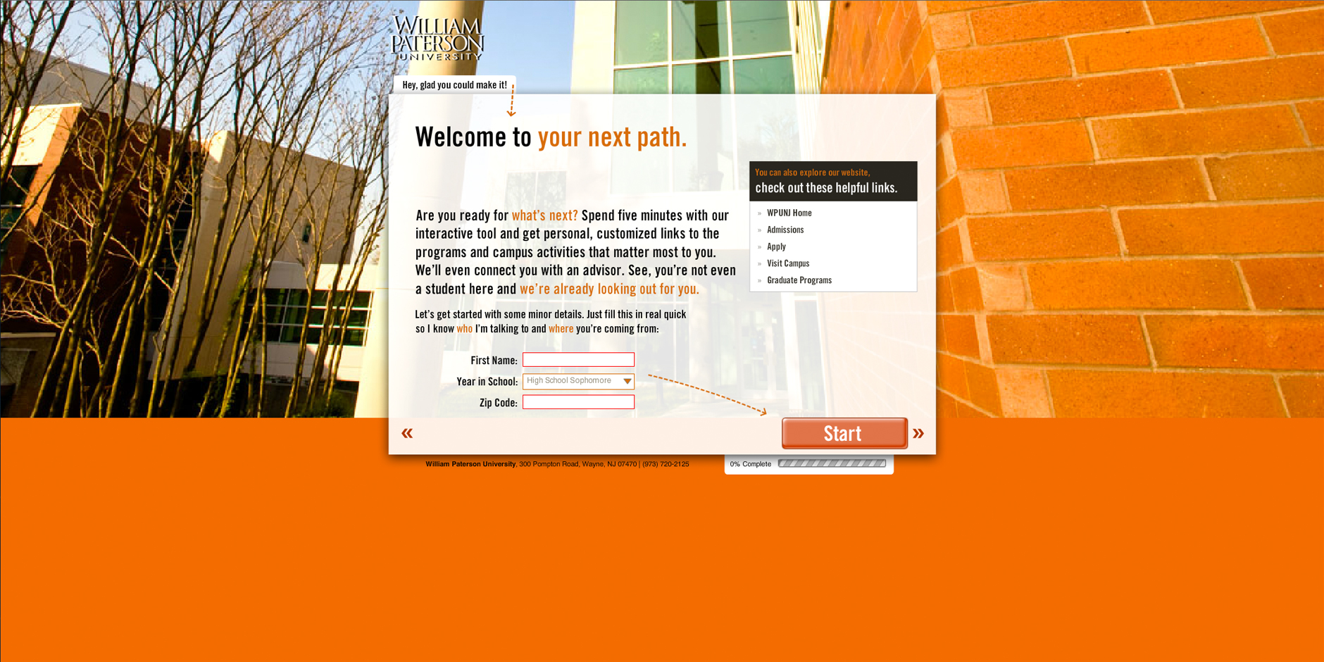 - William Paterson University “Your Next Path”