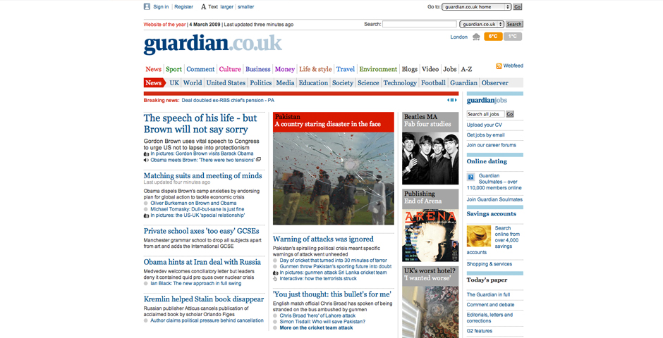 Webby Award Winner - guardian.co.uk