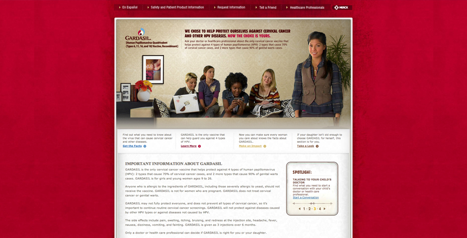Nominee - Gardasil.com