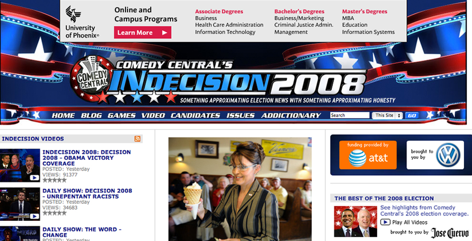 Nominee - Indecision 2008