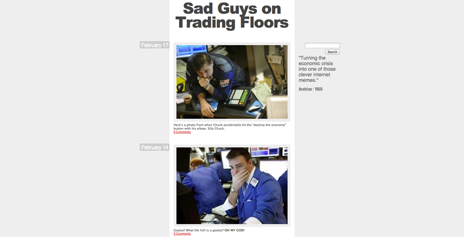 Nominee - Sad Guys On Trading Floors
