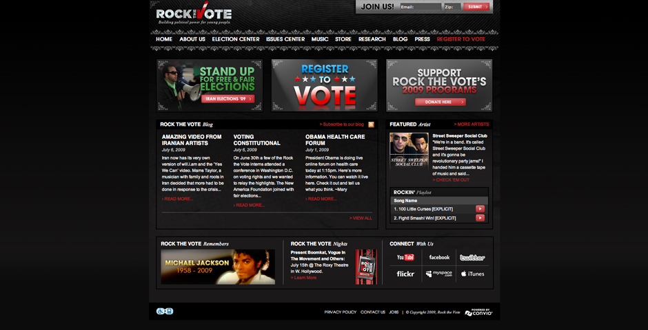 People's Voice - Rock the Vote
