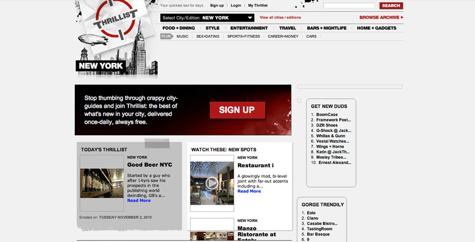 - Thrillist