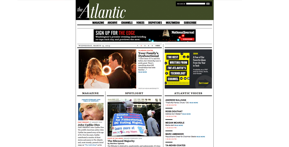 People's Voice / Webby Award Winner - TheAtlantic.com