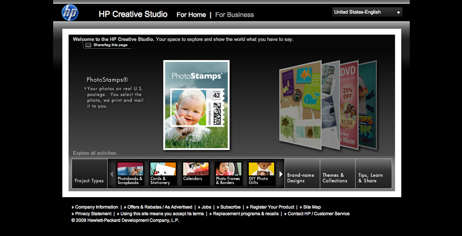 Webby Award Winner - HP – Creative Studio