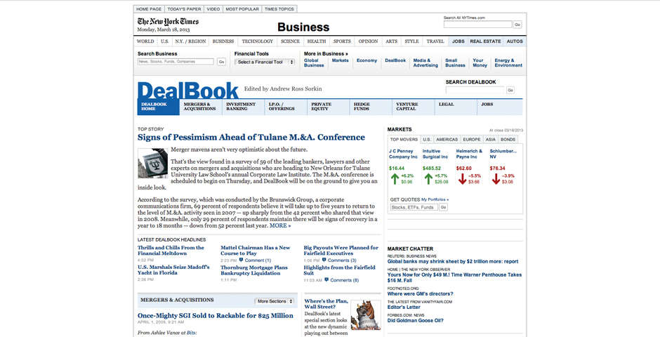 Nominee - NYTimes.com/DealBook