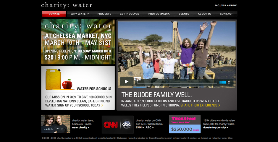 - charity: water