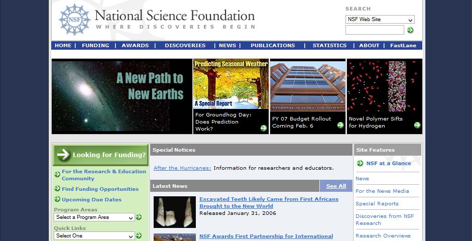 People's Voice - National Science Foundation Website