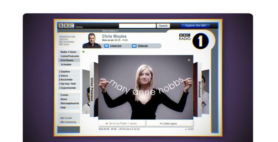Webby Award Winner - BBC Radio 1 Meet the DJs