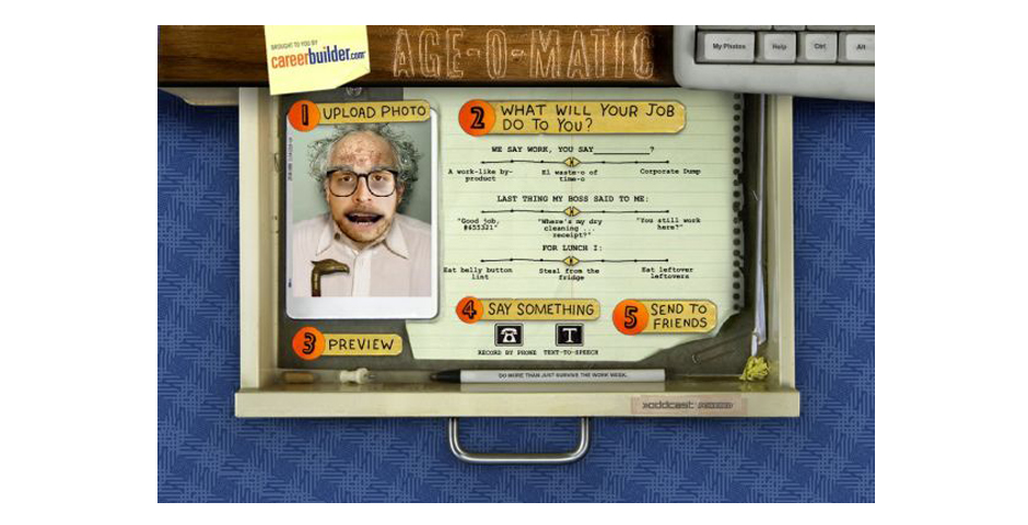 Webby Award Winner - CareerBuilder.com Age-o-Matic