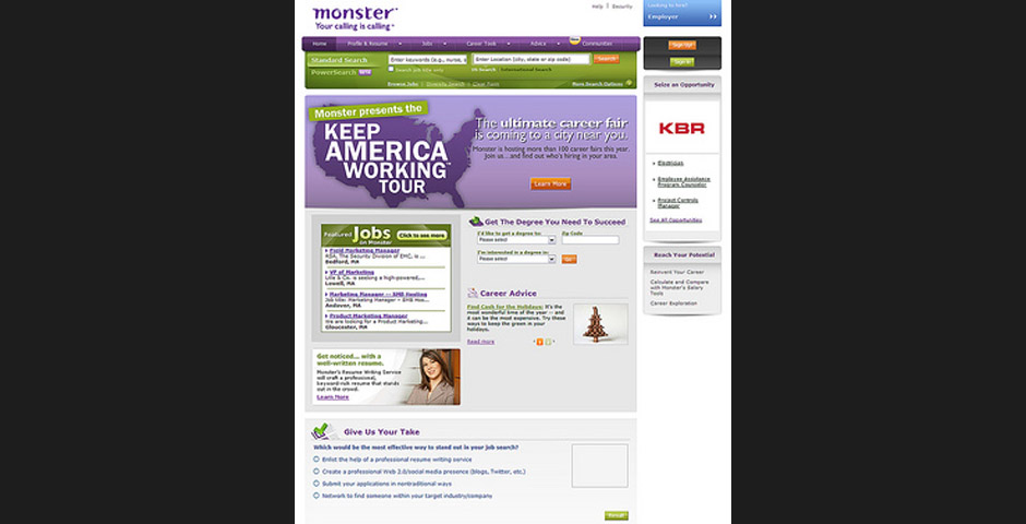 People's Voice - new Monster global site
