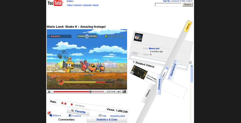 Webby Award Winner - Wario Land Shake it!