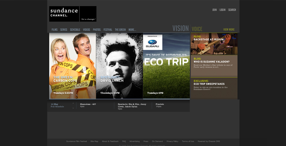 Webby Award Winner - Sundance Channel