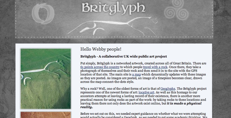 Webby Award Winner - Britglyph