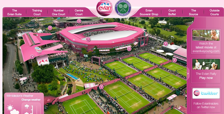 Nominee - Evian at Wimbledon