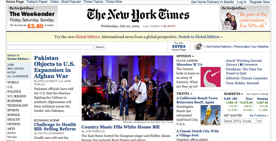 Webby Award Winner - NYTimes.com