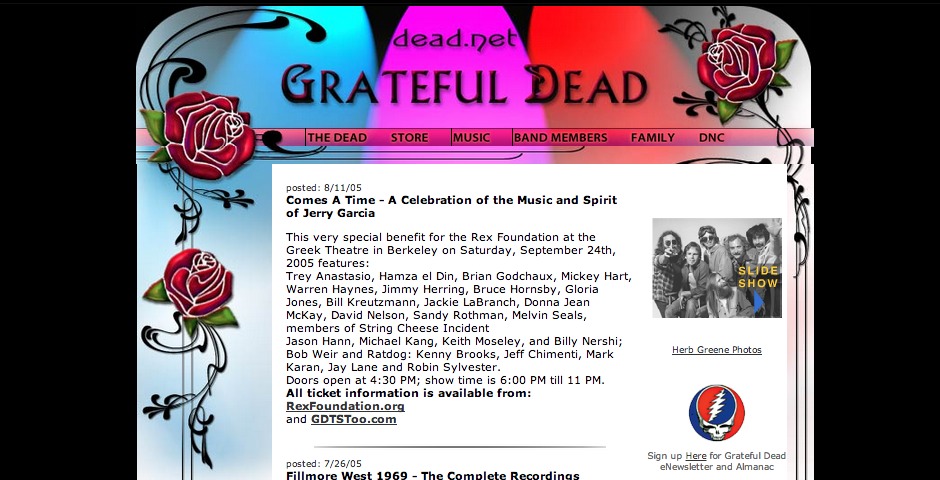 Nominee - The Official Homepage of Grateful Dead