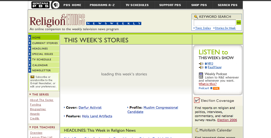 Nominee - Religion & Ethics Newsweekly