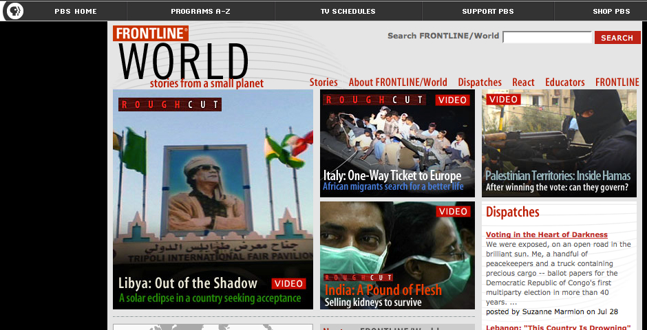 Nominee - FRONTLINE/World