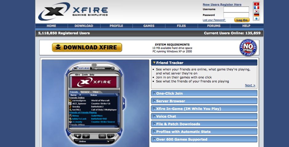 Nominee - Xfire