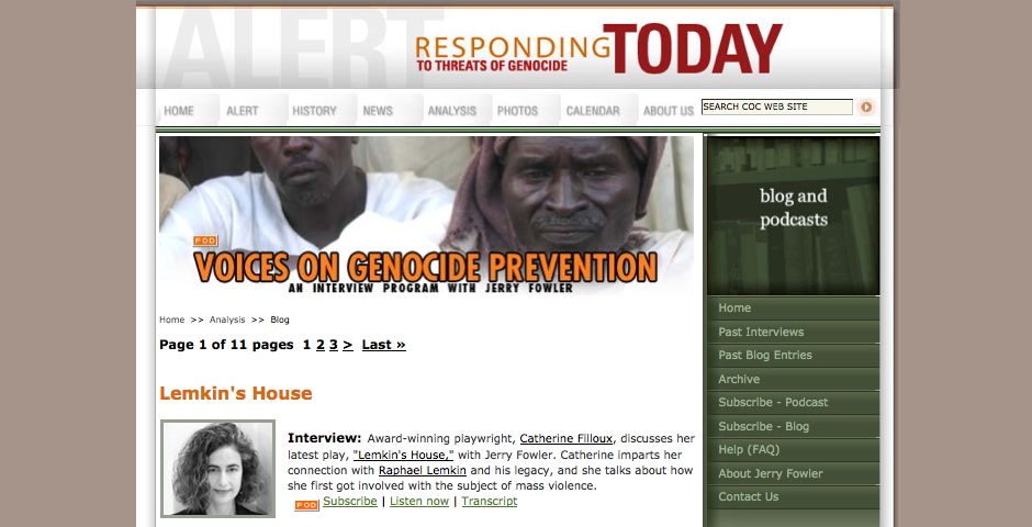 Nominee - Voices on Genocide Prevention