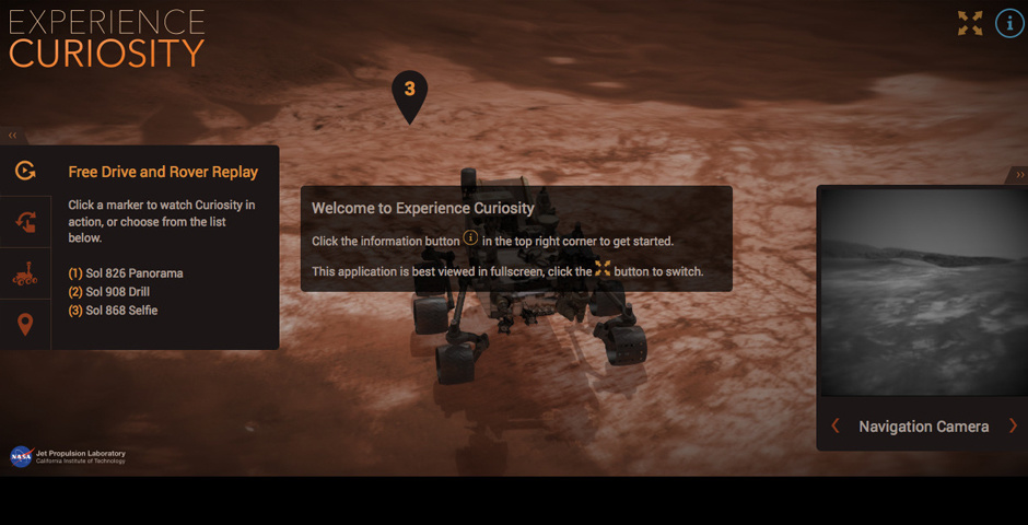 Webby Award Winner - Experience Curiosity