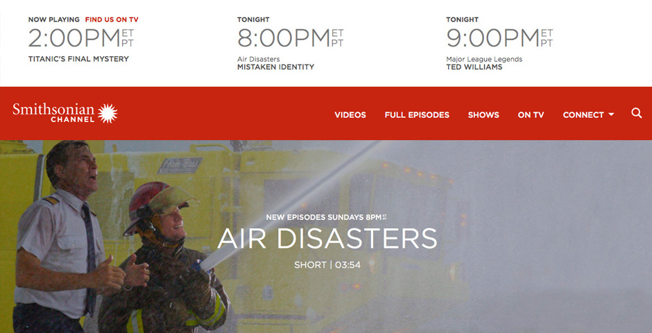 Nominee - Smithsonian Channel Website