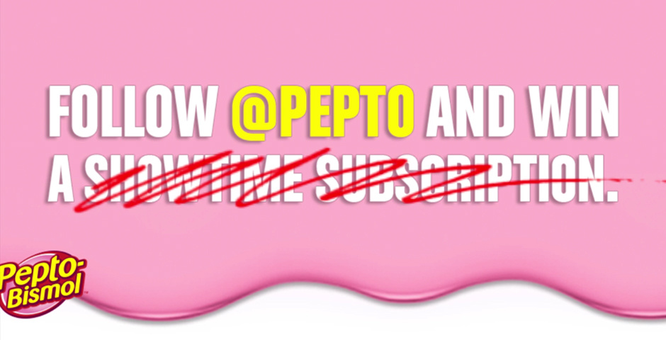 Webby Award Winner - Who The F*ck Wants To Follow Pepto On Twitter?