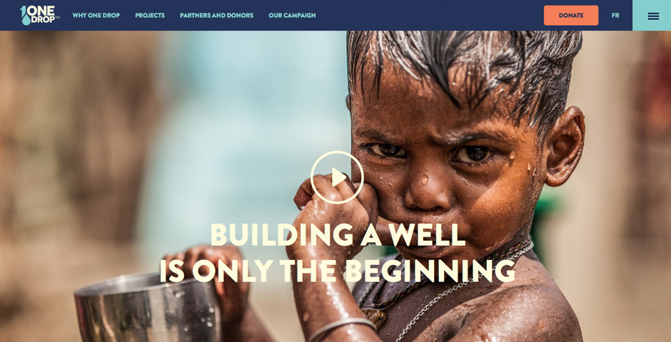 Nominee - ONE DROP website