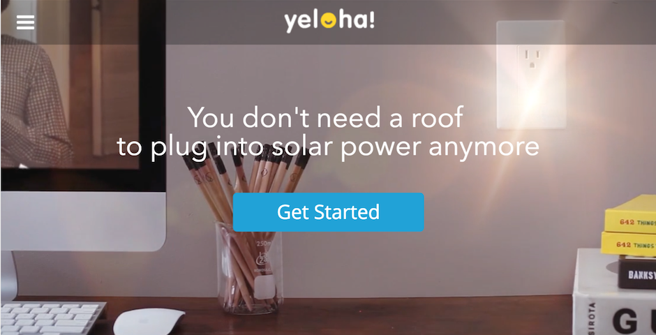 Webby Award Winner - Yeloha- Online Solar Sharing Network