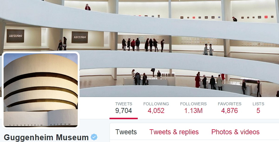 Nominee - @Guggenheim Twitter
