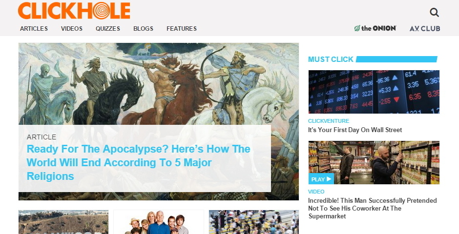 Nominee - ClickHole
