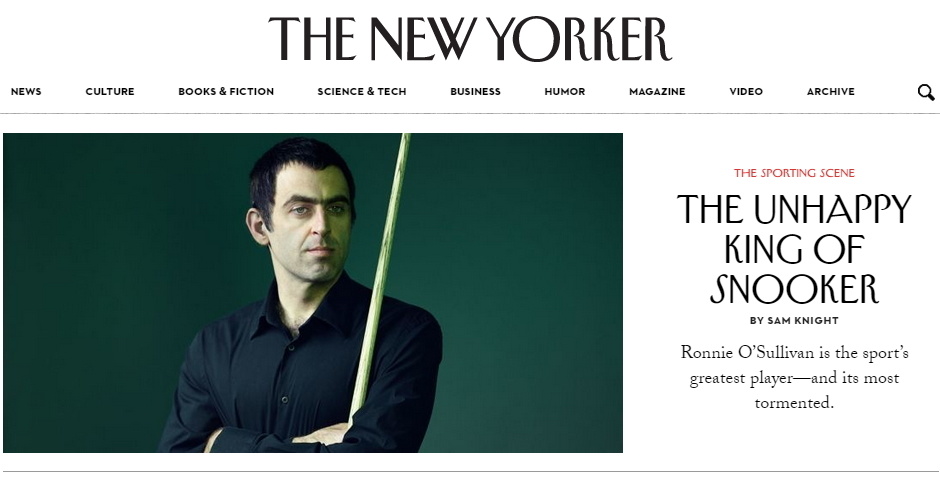 Webby Award Winner - The New Yorker