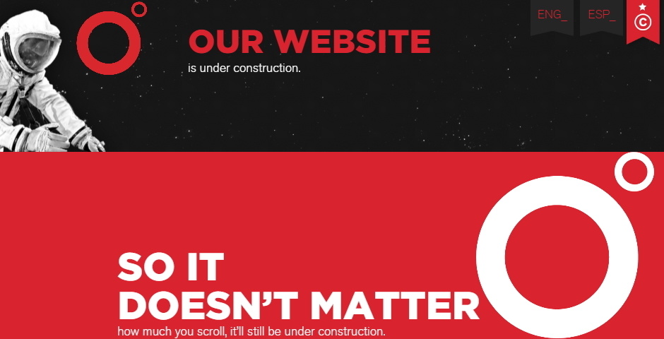 Nominee - The under construction web that nobody closes