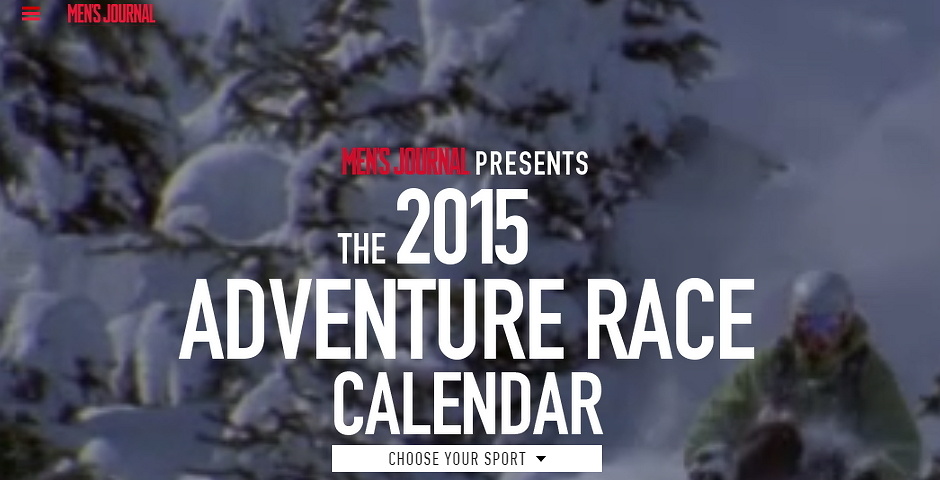 Nominee - Men’s Journal | Adventure Race Calendar