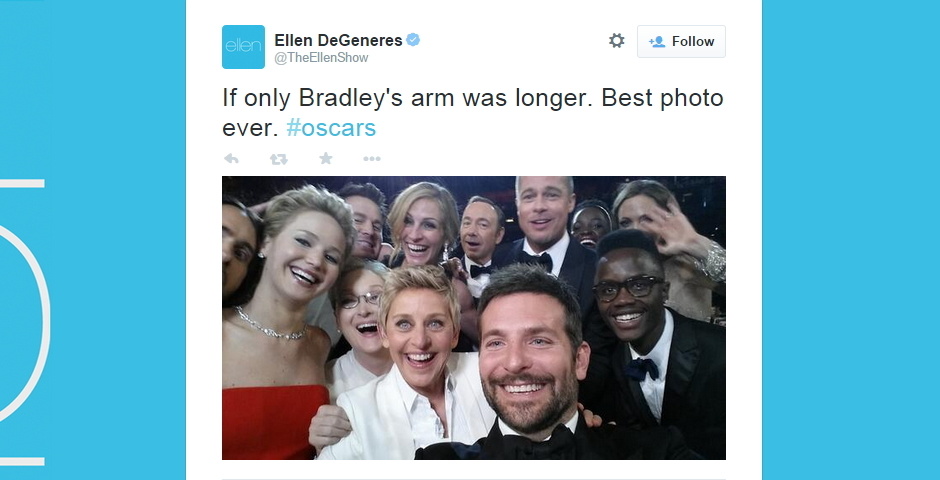 Webby Award Winner - Oscar Selfie