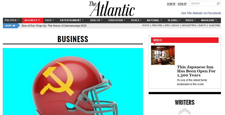 Nominee - The Atlantic’s Business Channel