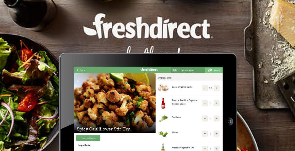 Webby Award Winner - FreshDirect for iPad