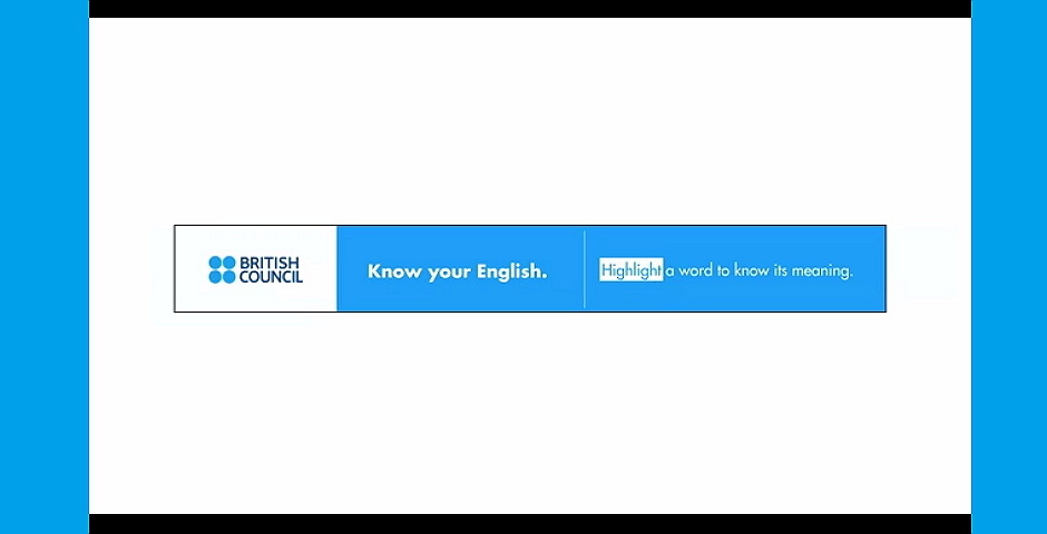 Webby Award Winner - ‘Know Your English’ Web Banners