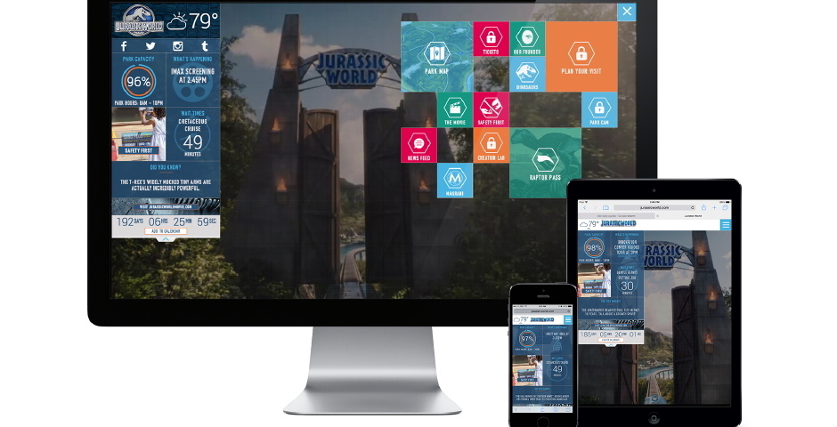 Nominee - Jurassic World Website