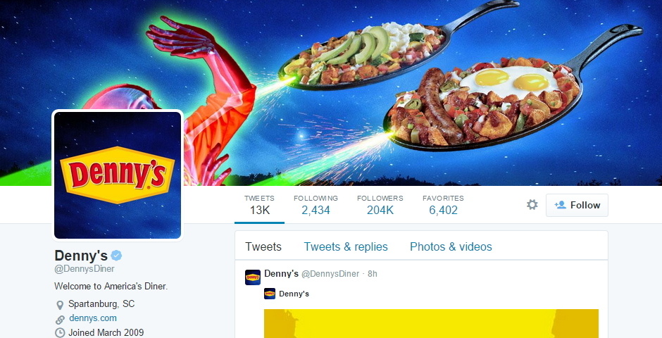 Nominee - Denny’s Social Media